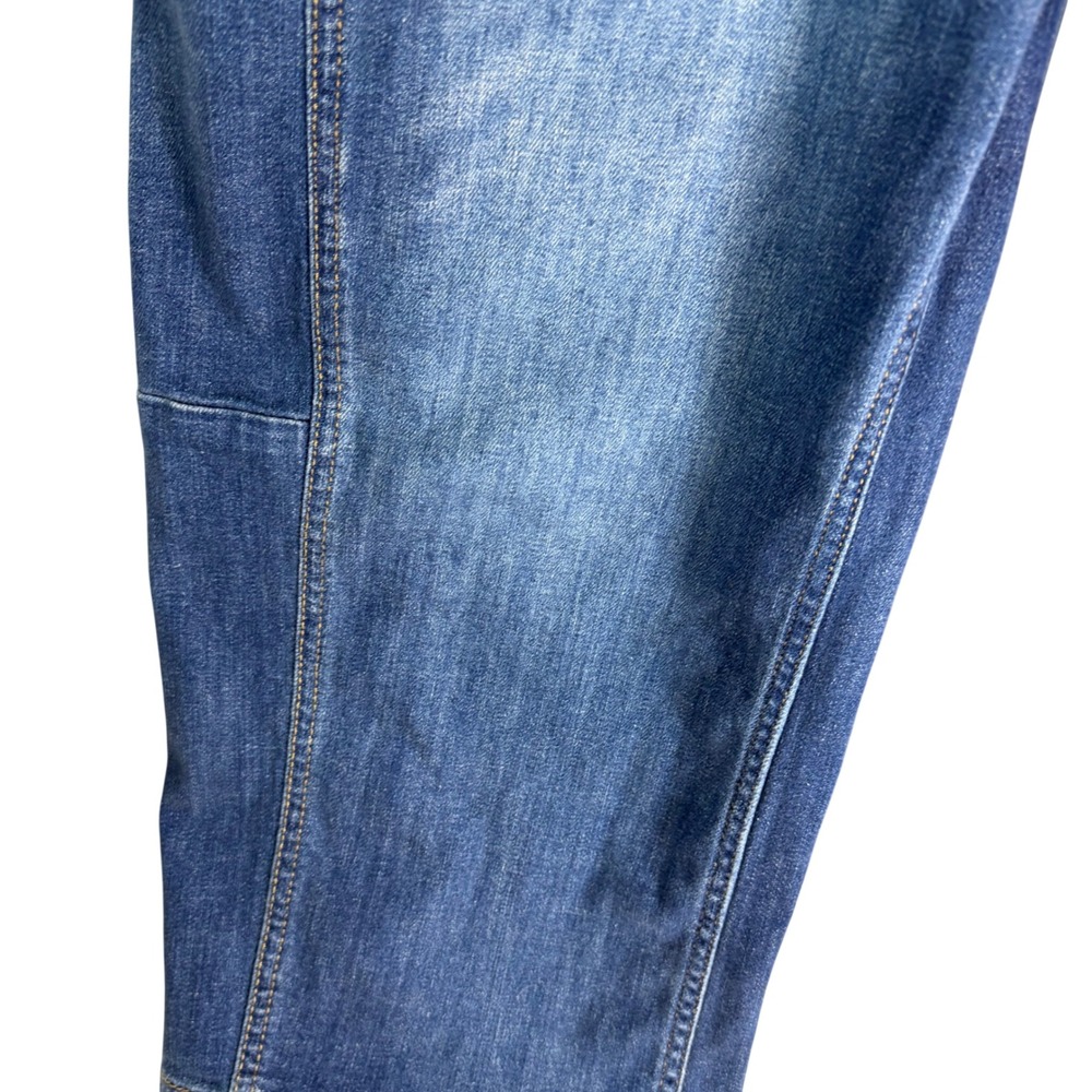 Anthropologie Pilcro The Wanderer High-Rise Barrel Wide Leg Jeans Blue 26 - Picture 5 of 10